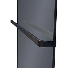 Schöner Wohnen SCHÖNER WOHNEN-Kollektion Walk In YUNA mit Bogen, 90 x 200 cm, Mattschwarz, Grau Anthrazit - Schwarz