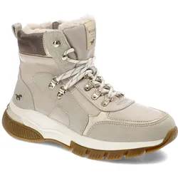 Beige Stiefeletten Mustang Gefütterte Damenschuhe, 36
