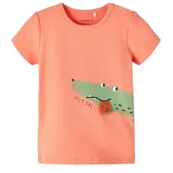 name it T-Shirt Nbmfasio Coral, 86