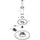 Hansgrohe Kopfbrause 250 2jet rund mit Deckenanschluss (35297300)