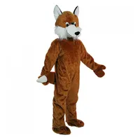 Orlob Maskottchen-Kostüm Fuchs Erwachsene Einheitsgröße