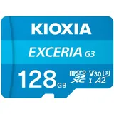 KIOXIA EXCERIA G3 128 GB, microSDXC, U3, V30 A2