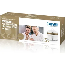 BWT Silicate + Magnesium Weiß/Braun Filterkartuschen 3 St.
