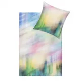 ESTELLA Mako-Satin Bettwäsche Franky 155 x 220 cm + 80 x 80 cm, Multicolor