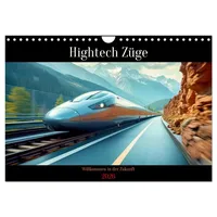 Calvendo Hightech Züge (Wandkalender 2026 DIN A4 quer), CALVENDO