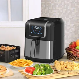 Homcom Heißluftfritteuse 6,5 L 1700W schwarz