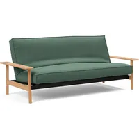 Schlafsofa INNOVATION LIVING TM "Balder Sofa, Bettfunktion, Relaxsofa, Design mit hohem Komfort" Sofas Gr. B/H/T: 230cm x 92cm x 100cm, Polyester, grün Rückenlehne 3-fach verstellbar, Dauerschläfer