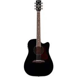 Framus Legacy, Dreadnough FD-14SCE BKt, Cutaway w/ Fishman PU, Black HighPolish