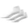 adidas Thin and Light No-Show Socken, 3 Paar White / Black 46-48