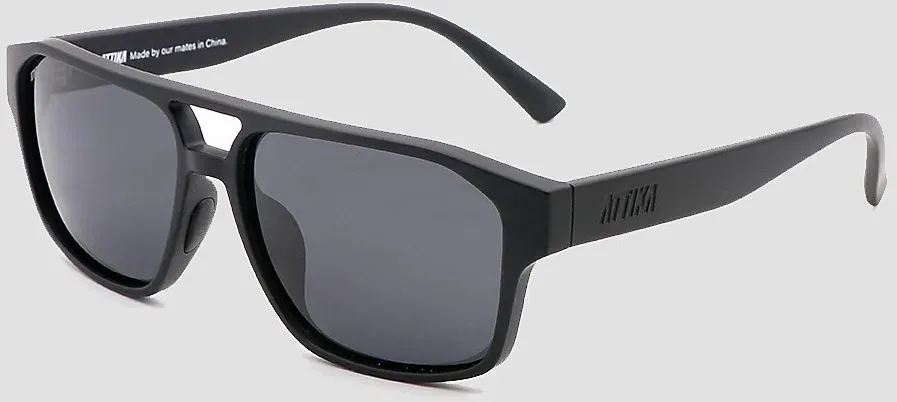 Attika Eyewear Jensen Matte Black Sonnenbrille grey Gr. Uni