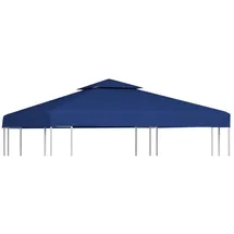 vidaXL Pavillon-Ersatzdach 310 g/m2 Dunkelblau 3x3 m