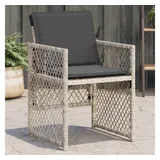vidaXL Gartenstuhl 50,5 x 54 x 79 cm grau 4 St.