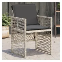 vidaXL Gartenstuhl 50,5 x 54 x 79 cm grau 4 St.