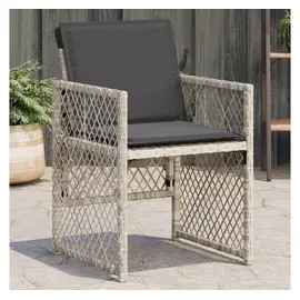vidaXL Gartenstuhl 50,5 x 54 x 79 cm grau 4 St.