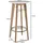 Wohnling Bartisch rund 60 x 110 cm Weiß