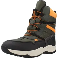 GEOX J SENTIERO Boy B ABX Ankle Boot, Military Orange, 24