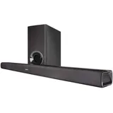 Denon DHT-S316 Soundbar und kabelloser Subwoofer für Surround-Sound, Bluetooth Soundbar mit Dolby Digital, DTS-Decodierung, Dialogverstärker, HDMI ARC, Wandmontage, Musik-Streaming