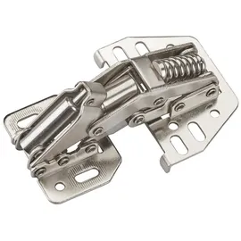 SO-Tech Aufschraubscharnier 90° mit Softclose und Montageanschlag Stahl, vernickelt