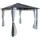 Mendler Hardtop Pergola HWC-C77 3 x 3 m Grau