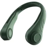 Mini-nackenventilator Ohne Rotorblätter, Tragbarer Nackenluftkühler, Per Usb Aufladbar, 1 Stück (grün)