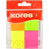 Kores N48450 Pagemarker - Papier, 40 x 50 mm, Neonfarben