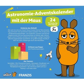 Franzis Astronomie-Adventskalender mit der Maus