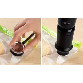 Bosch Frischhaltedose rechteckig schwarz/blau/transparent 2 x 1,2 l