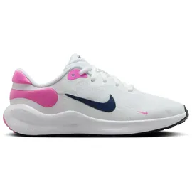 Nike Revolution 7 Road Laufschuhe Kinder 103 white/midnight navy-playful pink 37.5