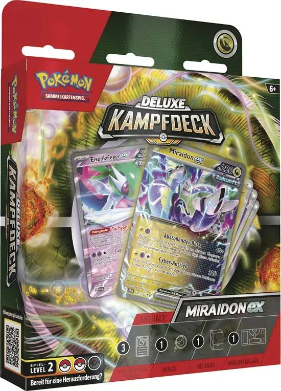 Pokémon Sammelkartenspiel: Kampfdeck Miraidon/Koraidon EX (Zufall)