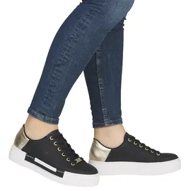 Rieker N4931 Damen Plateau Sneaker Schwarz 39