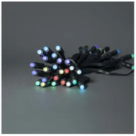 Nedis LED-RGB-Outdoor Weihnachtskette 13,8 m Schwarz