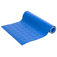 36 x 9 Zoll Poolleiter Schwimmbadleitermatte, Anti-Rutsch Schutzmatte Poolleiter Poolunterlage für Schritte, Treppen, Leitern Blau