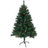 Svita Weihnachtsbaum künstlich Tannenzapfen und Beeren 150 cm Grün
