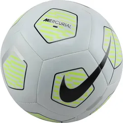 NIKE Ball Mercurial Fade Soccer Ball, PURE PLATINUM/VOLT/BLACK, 5