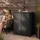 Tectake Gartenschrank 84,5 x 40,5 x 103,5 cm Schwarz