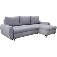 Livetastic Eckschlafsofa, Hellgrau, Textil, 3-Sitzer, Füllung: Schaumstoff, 237x146 cm, Schlafen auf Sitzhöhe, Armlehnen seitenverkehrt montierbar, Wohnzimmer, Sofas & Couches, Wohnlandschaften