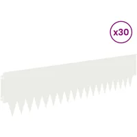 vidaXL Raseneinfassung 103 x 30 cm 30 Stück weiß