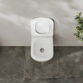 Kronenbach Cube Wand-WC mit WC-Sitz Weiß glänzend