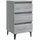 vidaXL Nachtschrank mit Metallbeinen 40 x 35 x 69 cm Grau