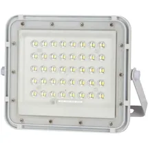 V-Tac VT-80W-W 7842 Led-flutlichtstrahler, Solarmodul 19W Neutralweiß