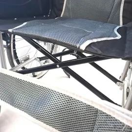 Antar Leichter Rollstuhl AT52301 faltbar grau/schwarz