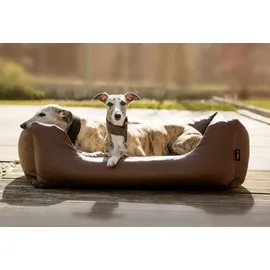 4L Textil Hundekorb Mario 100 x 70 cm braun