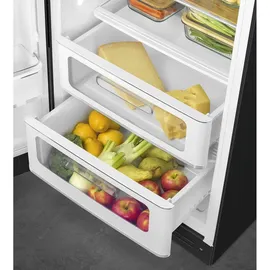 Smeg FAB28LBL5 Retro-Kühlschrank (270 l, 1530 mm hoch, Schwarz)