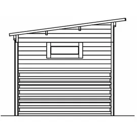 SKANHOLZ Skan Holz Unterstand Vimmerby 370 cm x 250 cm Schiefergrau