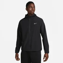 Nike Form Vielseitige Dri-FIT Kapuzen-Trainingsjacke Herren 010 black/reflective silv L