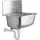 Otto Haas KG Christiane Edelstahl-Universal-Ausgussbecken 49 x 46 cm Silber