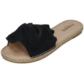 Espadrij l’originale Pantolette PLAGE : schwarz, - 39