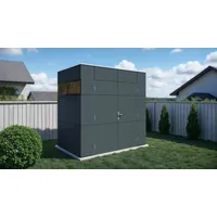 BERTILO Gartenhaus HPL Mini - 6 mm anthrazit