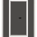 BISLEY Universal Garderobenschrank abschließbar - Stahlschrank mit Hutboden & Kleiderstange, Mitteltrennwand & 3 Fachböden, Flügeltürenschrank mit