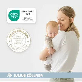 Julius Zöllner Überzug für Wickelauflage aus Musselin Baumwolle - Musselin lime Gr. 85/75